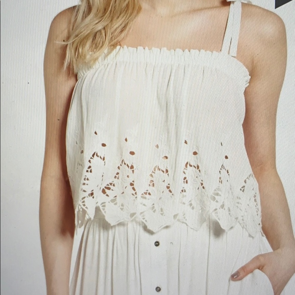 Nordstrom ASTR the label shoulder tie tank top